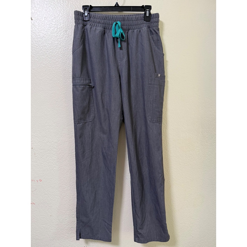FIGS Technical Collection Scrub Pants Charcoal Grey Tall M/T